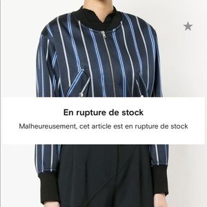 3.1 Philip Lim Jacket in Blue Size 2